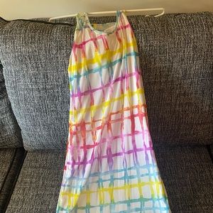 Multicolor maxi dress size large